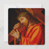 Jesus carrying the cross card (正面)