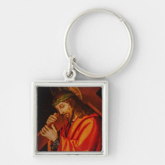 Jesus carrying the cross key ring キーホルダー (正面)