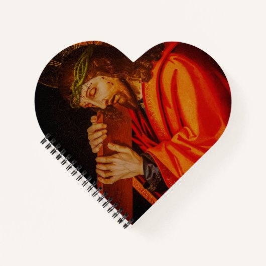 Jesus carrying the cross notebook ノートブック (正面)