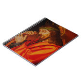 Jesus carrying the cross notebook ノートブック (左側)