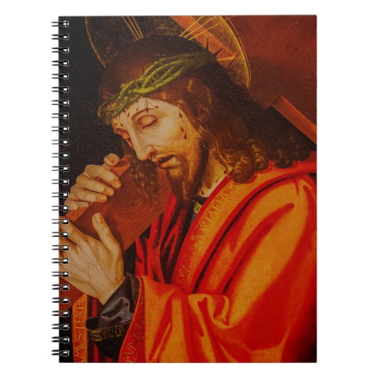 Jesus carrying the cross notebook ノートブック (正面)