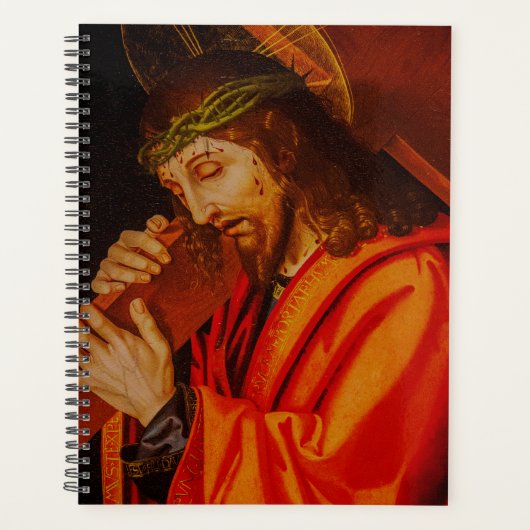 Jesus carrying the cross notebook プランナー手帳 (正面)