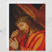 Jesus carrying the cross papers print (裏面)