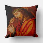 Jesus carrying the cross pillow クッション (裏面)