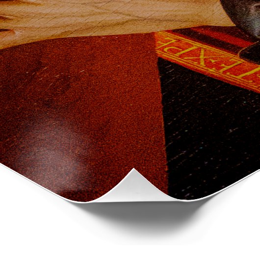 Jesus carrying the cross poster ポスター (コーナー)