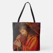 Jesus carrying the cross tote bag トートバッグ (正面)