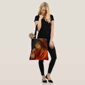 Jesus carrying the cross tote bag トートバッグ (モデル)