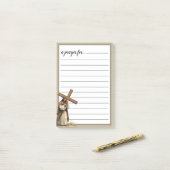 Jesus Carrying the Cross War Room Prayer ポストイット (デスク上)