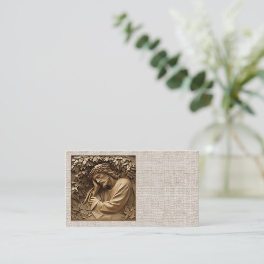 Jesus Carving名刺 名刺 (スタンド正面)