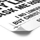 Jesus Changed My Life Ask Me How Christian Bible V ポスター (角)