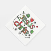 Jesus Christ スタンダードランチョンナプキン (角)