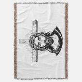 Jesus Christ スローブランケット (正面縦)