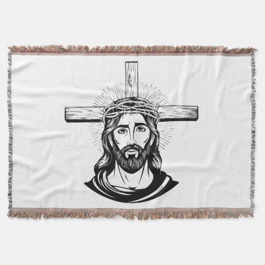 Jesus Christ スローブランケット (正面)