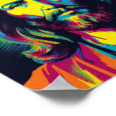 Jesus Christ ポップ・アートの Art - AI Generated Art ポスター (角)