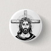 Jesus Christ 缶バッジ (正面)