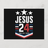 Jesus Christ 2024米国大統領選挙Political ポストカード (正面)