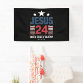Jesus Christ 2024米国大統領選挙Political 横断幕 (インサイチュ)