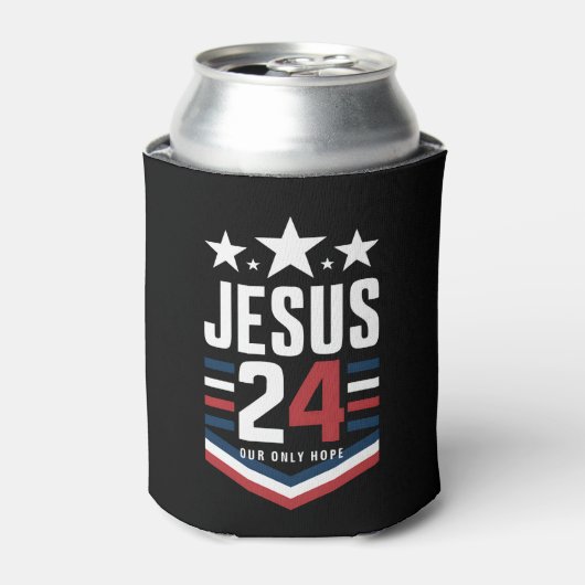 Jesus Christ 2024米国大統領選挙Political 缶クーラー (缶正面)