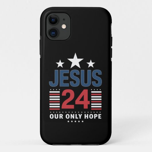 Jesus Christ 2024米国大統領選挙Political Case-Mate iPhoneケース (裏面)