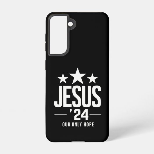 Jesus Christ 2024米国大統領選挙Political Samsung Galaxyケース (裏面)