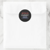Jesus Christ 2028 The Only Hope For America Vote J ラウンドシール (バッグ)