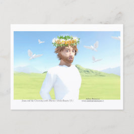 Jesus Christ and the Crowning with Thorns ポストカード
