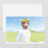 Jesus Christ and the Crowning with Thorns 招待状 (正面/裏面)