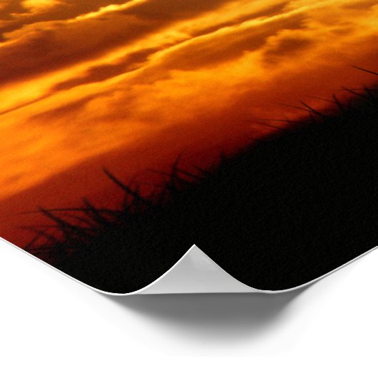 Jesus Christ Blessed Virgin Mary Dove Calvery ポスター (角)