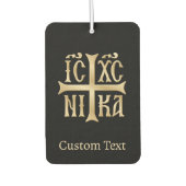 Jesus Christ Conquers Emblem カーエアーフレッシュナー (正面)