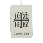 Jesus Christ Conquers Emblem カーエアーフレッシュナー (正面)