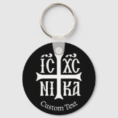 Jesus Christ Conquers Emblem キーホルダー (正面)