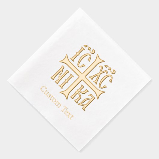 Jesus Christ Conquers Emblem 箔ナプキン (右)