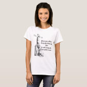 Jesus Christ Crucifixion cross Bible quotes Tシャツ (正面フル)