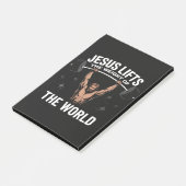 Jesus Christ Deadlifting ポストイット (アングル)