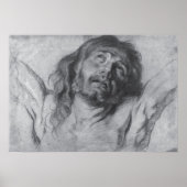 Jesus Christ Drawing Anthony van Dyck ポスター (正面)