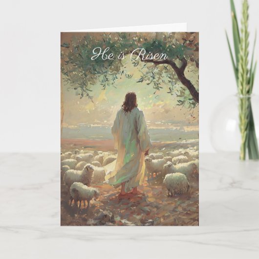 Jesus Christ Easter Religious Chisrian カード (正面)