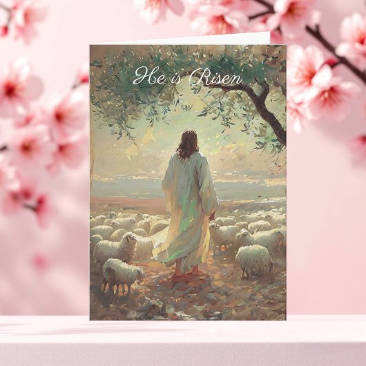 Jesus Christ Easter Religious Chisrian カード
