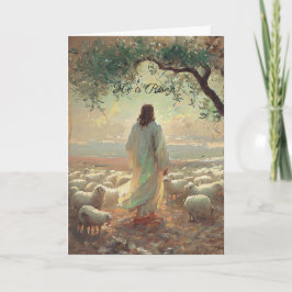 Jesus Christ Easter Religious Chisrian カード