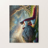 Jesus Christ Gethsemane Prayer Christian Garden ジグソーパズル (縦)