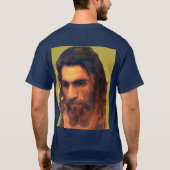Jesus Christ head study before 1872 Ivan Kramskoi Tシャツ (裏面)
