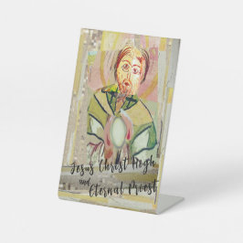 Jesus Christ High Priest 台座サイン