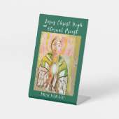 Jesus Christ High Priest  Card 台座サイン (正面)