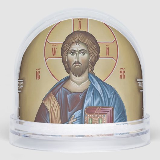 Jesus Christ Holding the Gospels Orthodox Icon     (正面)