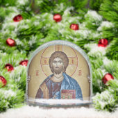 Jesus Christ Holding the Gospels Orthodox Icon     (クリスマス)