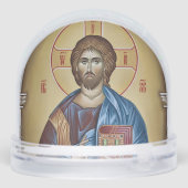 Jesus Christ Holding the Gospels Orthodox Icon     (裏面)