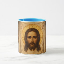 Jesus Christ Icon of the Holly Napkin マグカップ