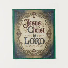 'Jesus Christ is LORD' Christian Inspired Tapestry タペストリー