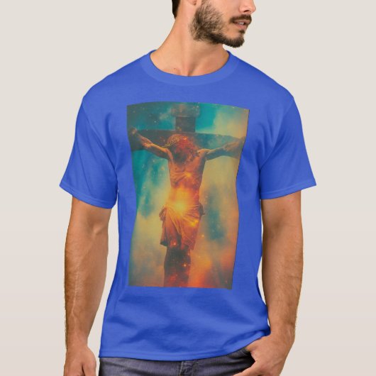 Jesus Christ Lord Savior Crucifixion 02 Tシャツ (正面)