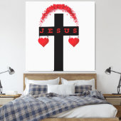 Jesus Christ of the Cross キャンバスプリント (インサイチュ (寝室))