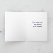 Jesus Christ Our Savior Christian Christmas Card カード (内部)